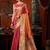 Pink woven design zari tissue saree