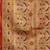 Orange woven design tissue saree