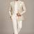 White beige jodhpuri for man ::: bandhgala ethnic wear