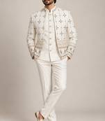 White open jodhpuri for man ::: bandhgala ethnic wear