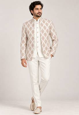 White open jodhpuri for man ::: bandhgala ethnic wear 1