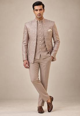 Pink jodhpuri for man ::: bandhgala ethnic wear 1
