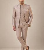 Pink jodhpuri for man ::: bandhgala ethnic wear