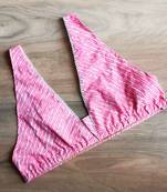 Pink-white-lehariya-broad-straps-cotton-bra