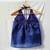 Blue-lehariya-halter-neck-kota-doria-top-kj0020