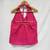 Magenta-chikan-halter-neck-cotton-top-kj0022
