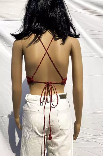 Maroon-kantha-cotton-padded-bra-kj0049