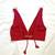 Red-deep-v-neck-cotton-kantha-bra-kj0092