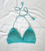 Cyan-blue-deep-v-neck-cotton-kantha-bra-kj0094