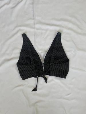 Black-deep-v-neck-cotton-kantha-bra-kj0097 2