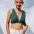 Bottle-green-deep-v-neck-cotton-kantha-bra-kj0099