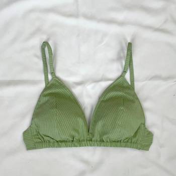 Mint-green-deep-v-neck-cotton-kantha-bra-kj0100 1