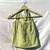 Olive-green-chikan-front-knot-halter-neck-cotton-top-kj0127