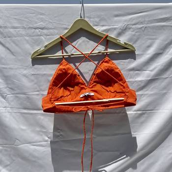 Orange-kantha-cotton-bra-kj0131 2