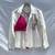 Embroidery-shirt-pink-lehariya-bra-combo-kj0151