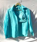 Baby-blue-shirt-and-chikan-bra-combo-kj0163
