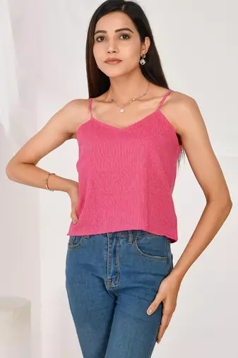 Pink-cotton-kantha-spaghetti-top-kj0169