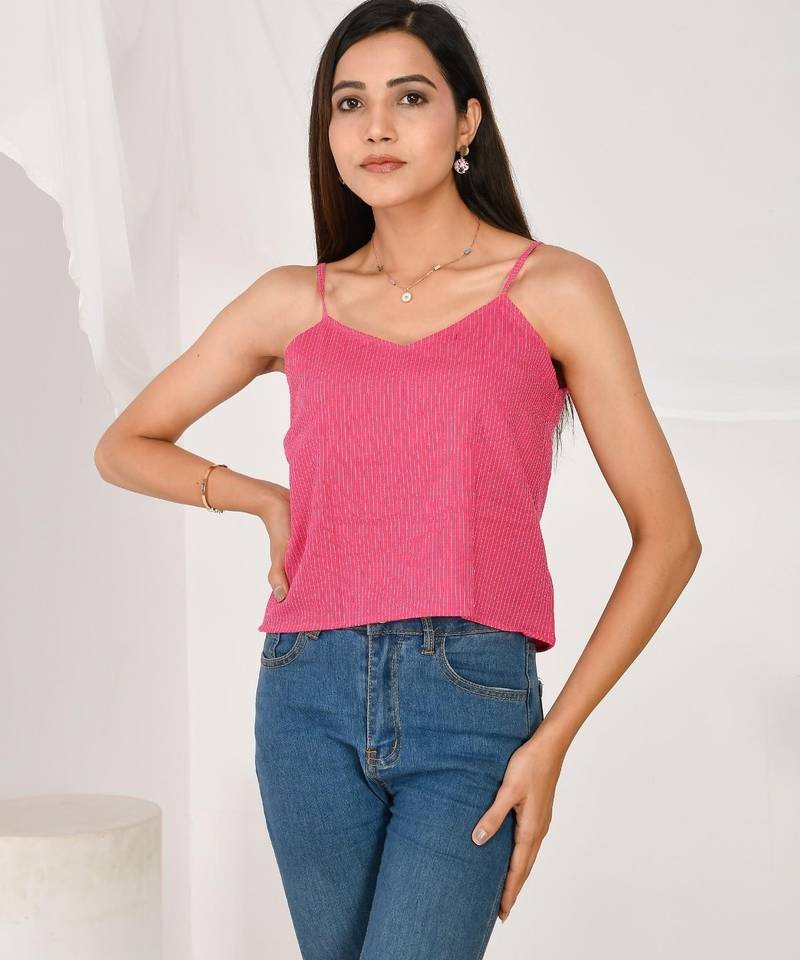 Pink-cotton-kantha-spaghetti-top-kj0169