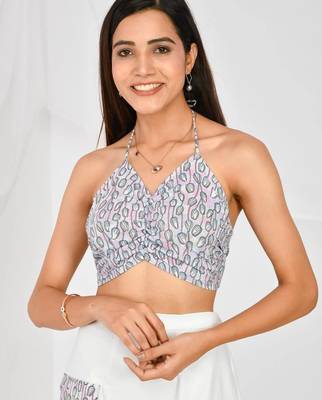 Lavender-blue-criss-cross-crop-top-kj0179 1