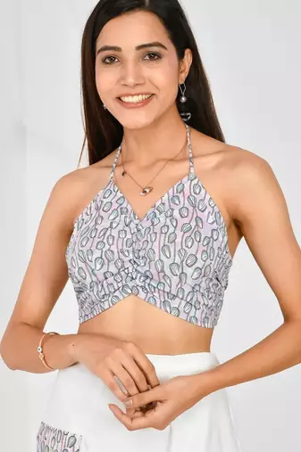 Lavender-blue-criss-cross-crop-top-kj0179
