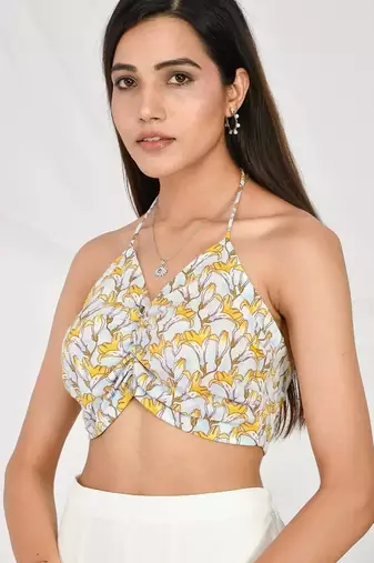Blue-yellow-criss-cross-crop-top-kj0180
