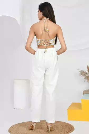 Blue-yellow-criss-cross-crop-top-kj0180