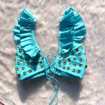 Blue-floral-handwork-bra-kj0201 2
