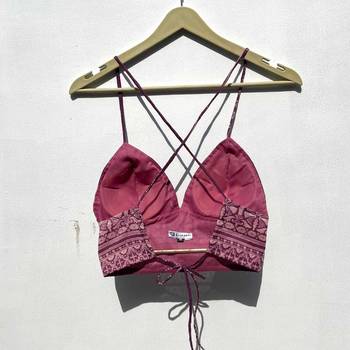 Dark-wine-triangle-mul-bra-kj0267 2