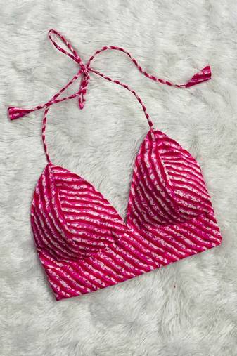 Pink-white-lehariya-bra-kj0282