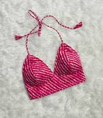 Pink-white-lehariya-bra-kj0282