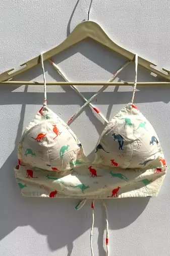 Cream-animal-cotton-bra-kj0316