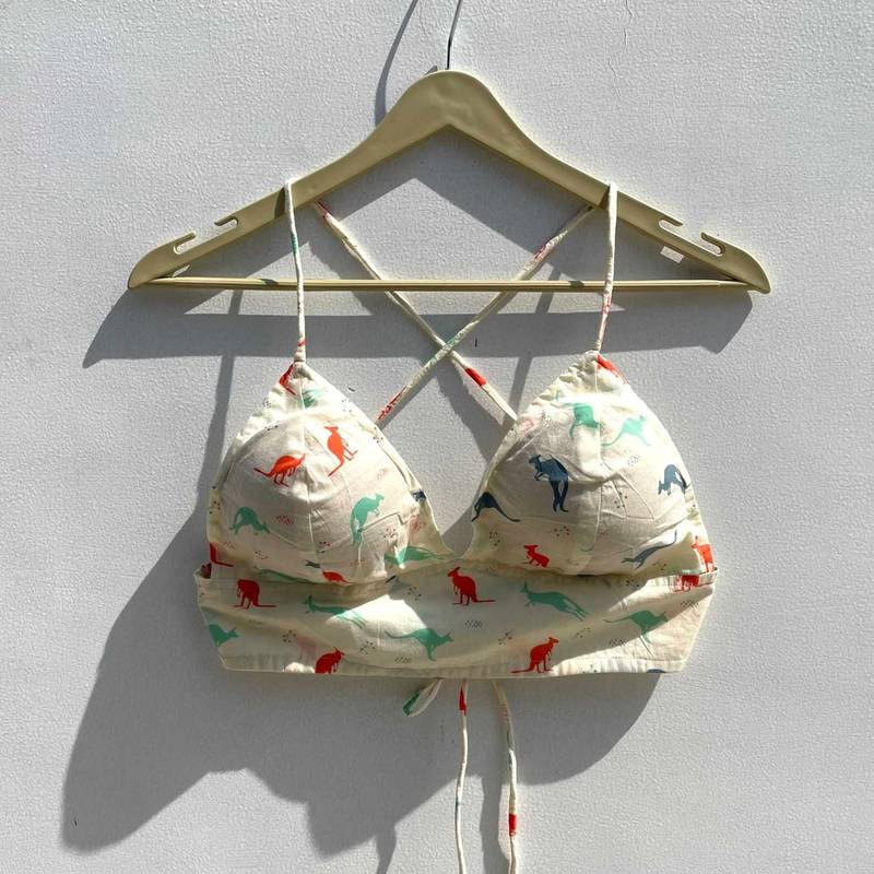 Cream-animal-cotton-bra-kj0316