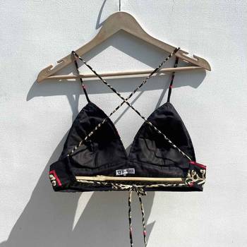 Black-cream-red-flower-mul-bra-kj0317 2