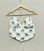 Rama-green-camel-cotton-bra-kj0318