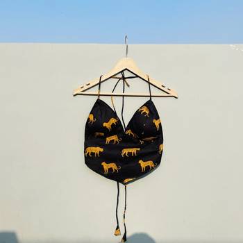 Black-leopard-cotton-bra-kj0319 1