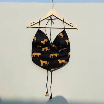 Black-leopard-cotton-bra-kj0319 2