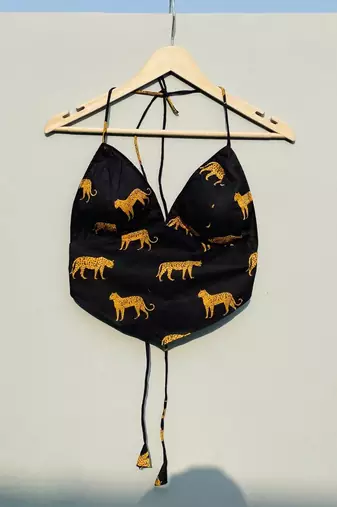 Black-leopard-cotton-bra-kj0319