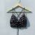 Black-velvet-handwork-bra-kj0320