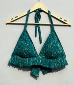 Rama-green-self-print-bralette-cum-top-kj0323