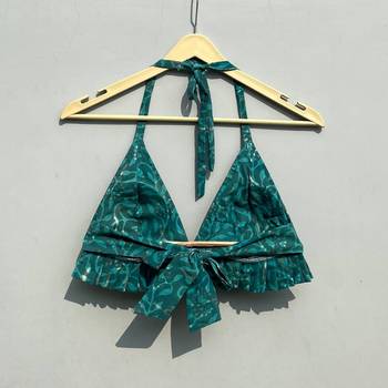 Rama-green-self-print-bralette-cum-top-kj0323 2