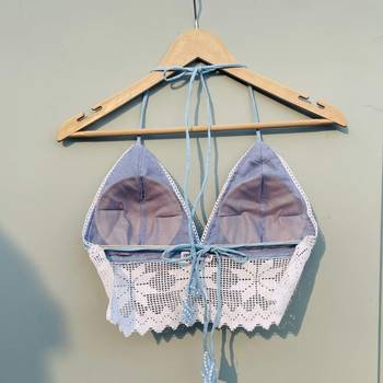 Grey-chikan-lace-cotton-bra-kj0443 2