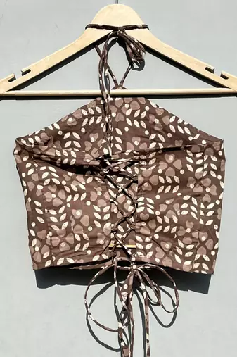 Brown-kashish-criss-cross-cotton-top-kj0483