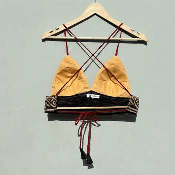 Beige-black-kota-doria-cotton-bra-kj0485 2