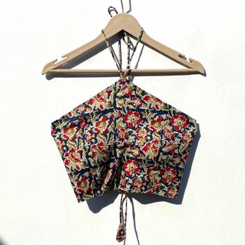 Blue-jaal-criss-cross-cotton-top-kj0299 1