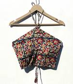 Blue-jaal-criss-cross-cotton-top-kj0299