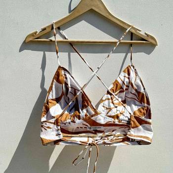 Light-brown-floral-cotton-bra-kj0520 2
