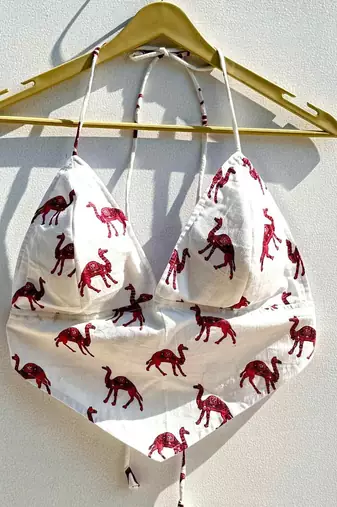 Maroon-wine-shirt-camel-bra-combo-kj0527