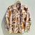 Light-brown-abstract-floral-overall-combo-kj0530