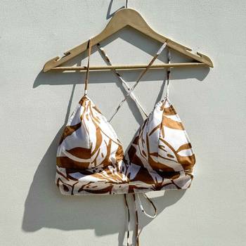 Light-brown-abstract-floral-overall-combo-kj0530 4