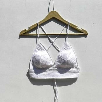 Dusty-green-embroidery-dobby-shirt-white-chikan-bra-combo-kj0534 3